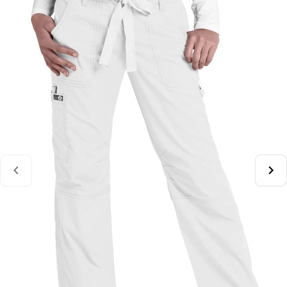 Chic White Utility Pants